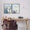 Stupell Industries Watercolor Detailed Beach Birds 2 pc Framed Giclee Wall Art Set Design by Petal Prints Design